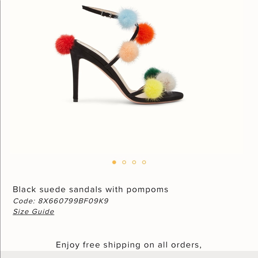 Fendi fur pompom